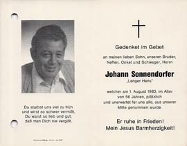 Sonnenndorfer Johann