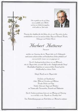 Hutterer Herbert G