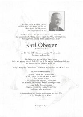 Obexer Karl G
