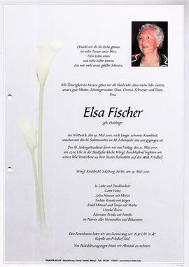 Fischer Elsa geb. Haidinger G