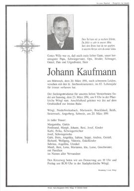 Kaufmann Johann G