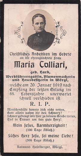 Calliari Maria geb. Harb