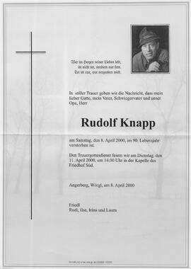 Knapp Rudolf G
