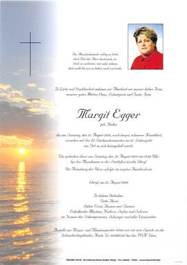 Egger Margit geb. Haller G