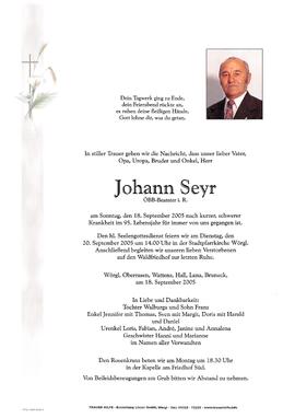 Seyr Johann G