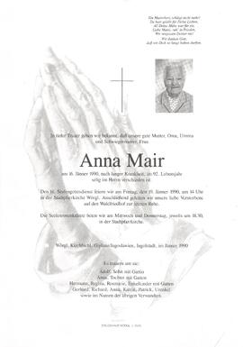 Mair Anna G