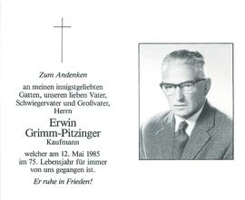 Grimm-Pitzinger Erwin Kaufmann