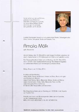 Mölk Amalia geb. Mauracher G