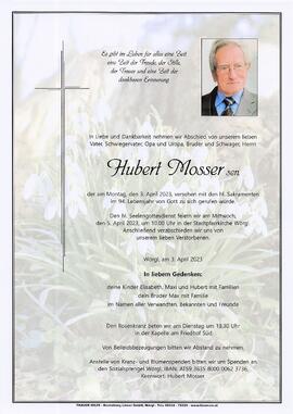 Mosser Hubert sen. G