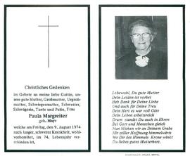 Margreiter Paula geb. Mayr