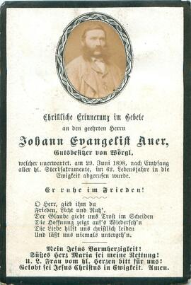 Auer Evangelist Johann