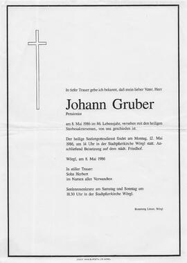 Gruber Johann G