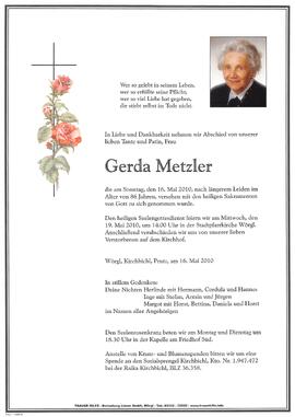 Metzler Gerda G