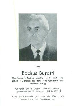 Buratti Rochus Gend.Inspektor
