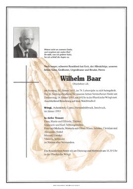 Baar Wilhelm G
