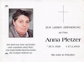 Pletzer Anna