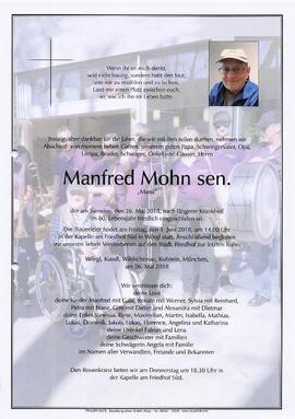 Mohn Manfred Sen.