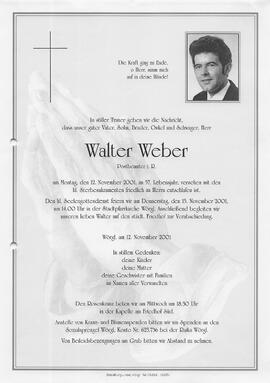 Weber Walter G