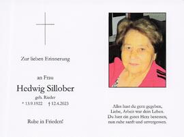 Sillober Hedwig geb. Rieder