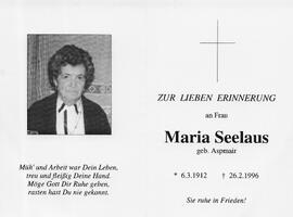 Seelaus Maria geb. Aspmair