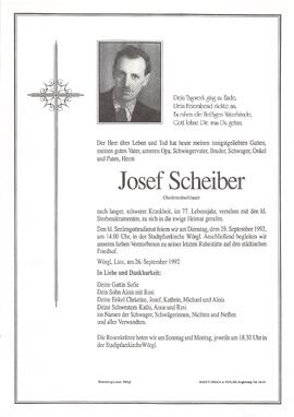Scheiber Josef G