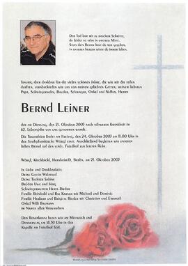 Leiner Bernd G