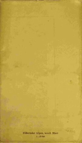 Zillertaler Alpen, westl. Blatt