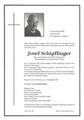 Schipflinger Josef G