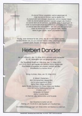 Dander Herbert G