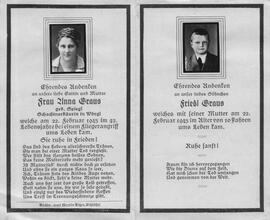 Graus Friedl und Anna geb. Spiegl