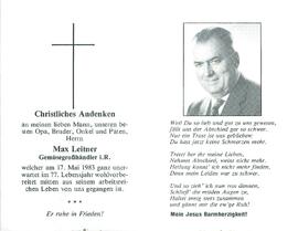 Leitner Max Händler