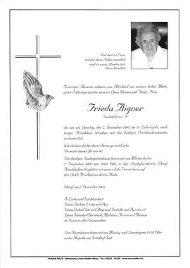 Aigner Frieda G