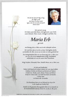 Erb Maria geb. Koller G
