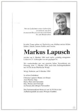 Lapusch Markus G