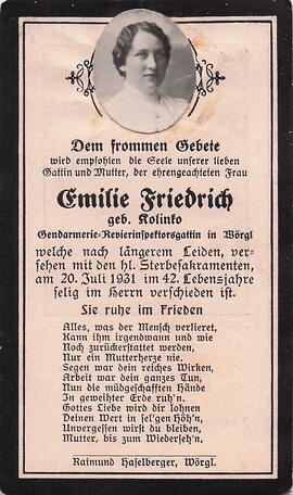 Friedrich Emilie geb. Rolinko