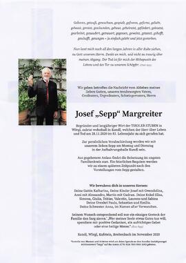 Margreiter Josef Sepp G