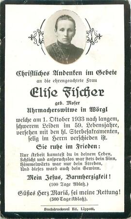 Fischer Elise geb. Moser