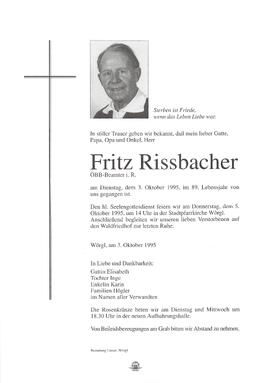 Rissbacher Fritz G