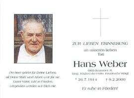 Weber Hans