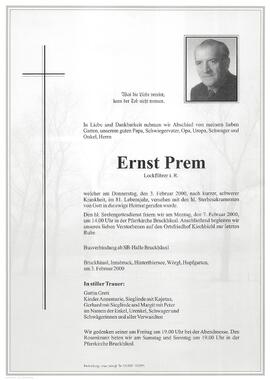 Prem Ernst G