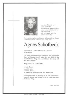 Schöfbeck Agnes G