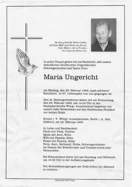 Ungericht Maria G