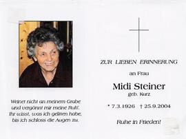 Steiner Midi geb. Kurz