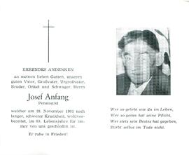 Anfang Josef