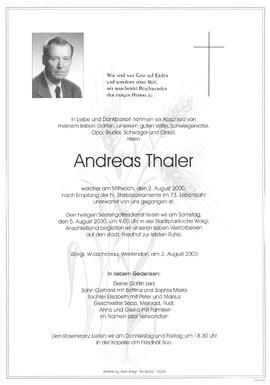 Thaler Andreas G
