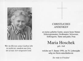 Hoschek Maria geb. Astl