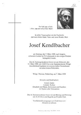 Kendlbacher Josef G