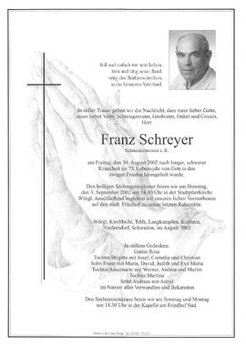 Schreyer Franz G