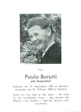 Buratti Paula geb. Zangenfeind