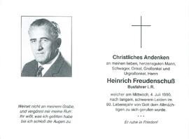 Freudenschuß Heinrich